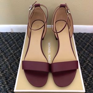 Michael Kors Cardi Flex Mid Leather Sandal